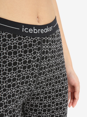 ICEBREAKER Skinny Sportovní kalhoty 'Vertex' – černá