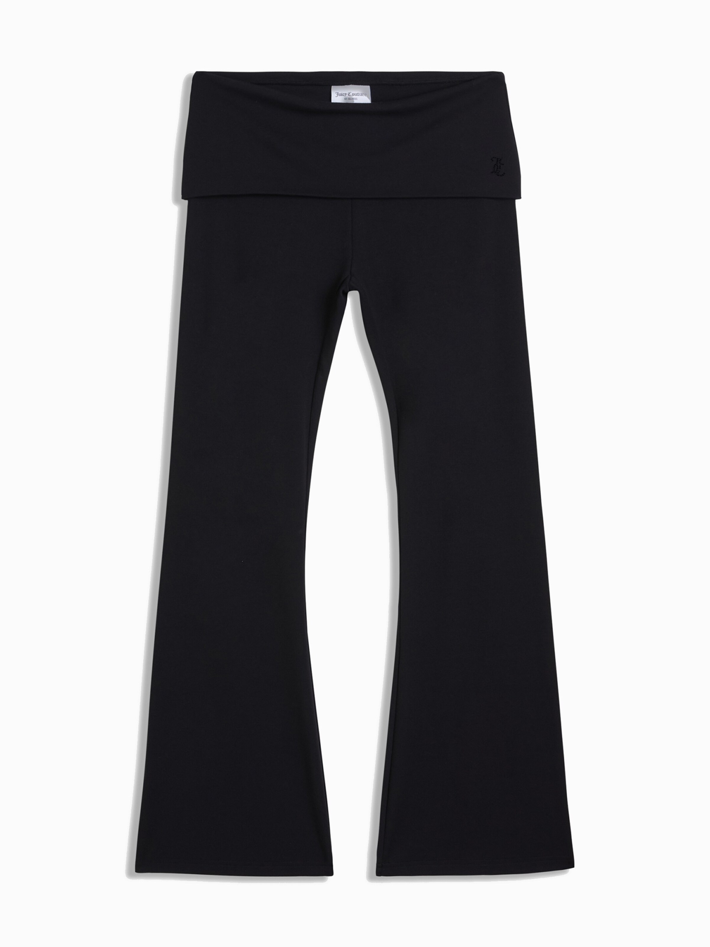 Wide leg Pantaloni sportivi di Juicy Couture in nero: frontale
