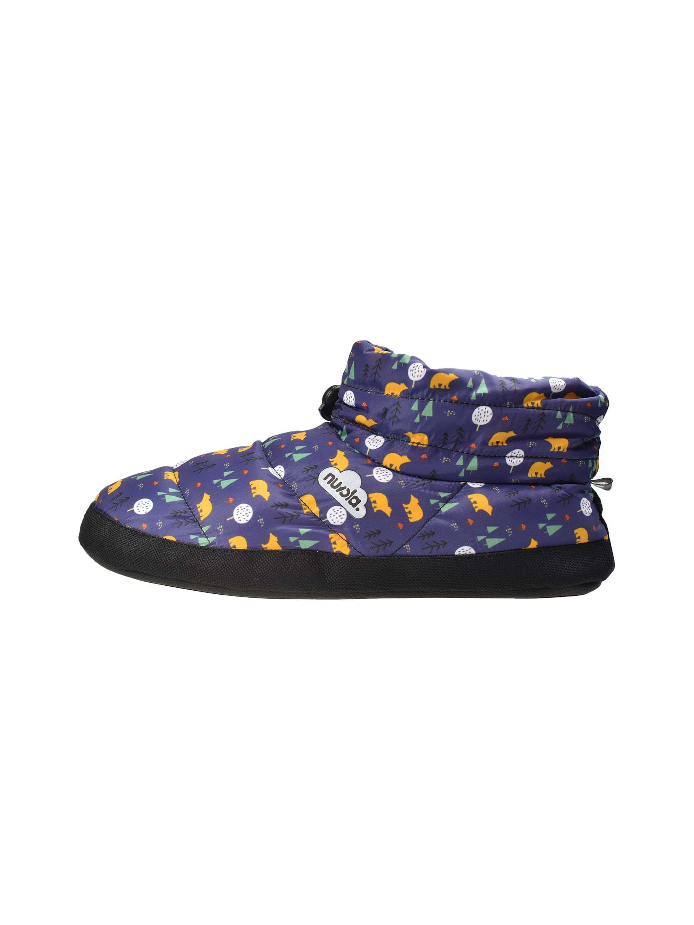 Ciabatta 'Boot Home Printed 20 Teddy' di Nuvola. in blu: frontale