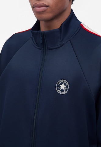 CONVERSE - Sudadera con cremallera en azul