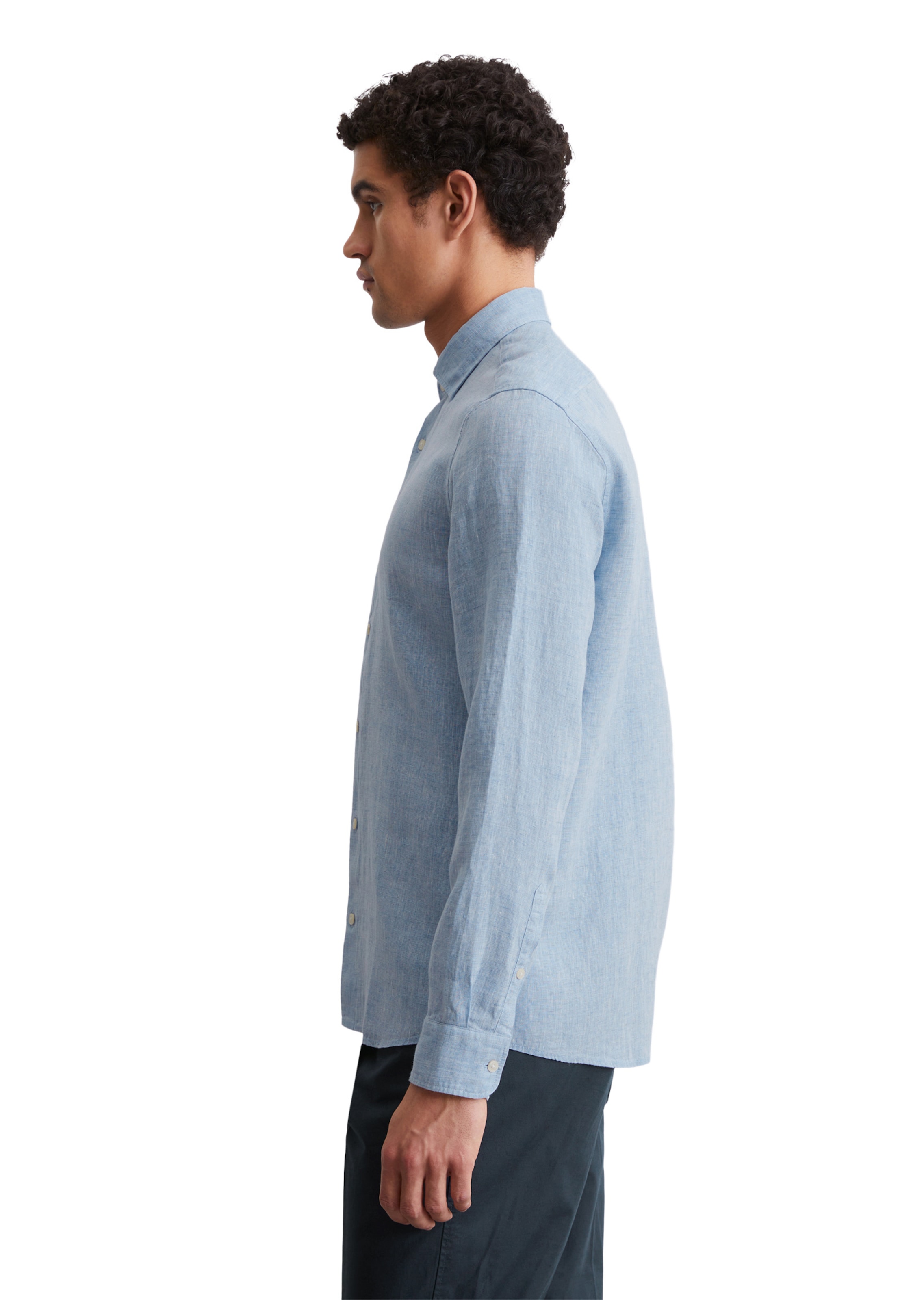 Marc O'Polo Regular fit Button Up Shirt in Blue