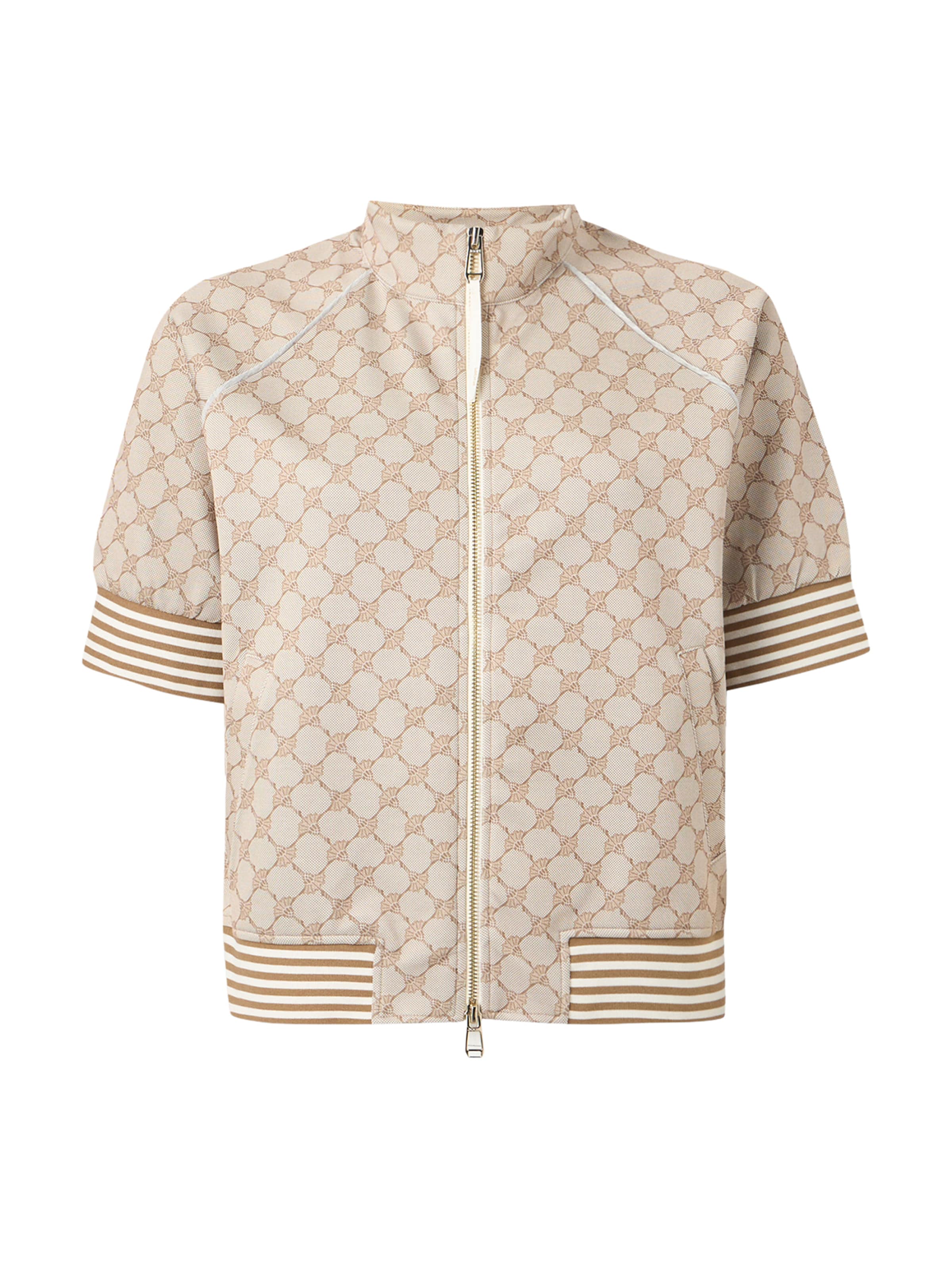 JOOP! Ζακέτα φούτερ 'Tayla' σε μπεζ: μπροστά