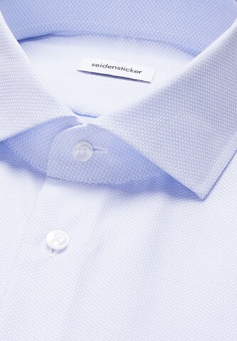 SEIDENSTICKER Slim fit Business shirt 'Classic Essentials' in Blue