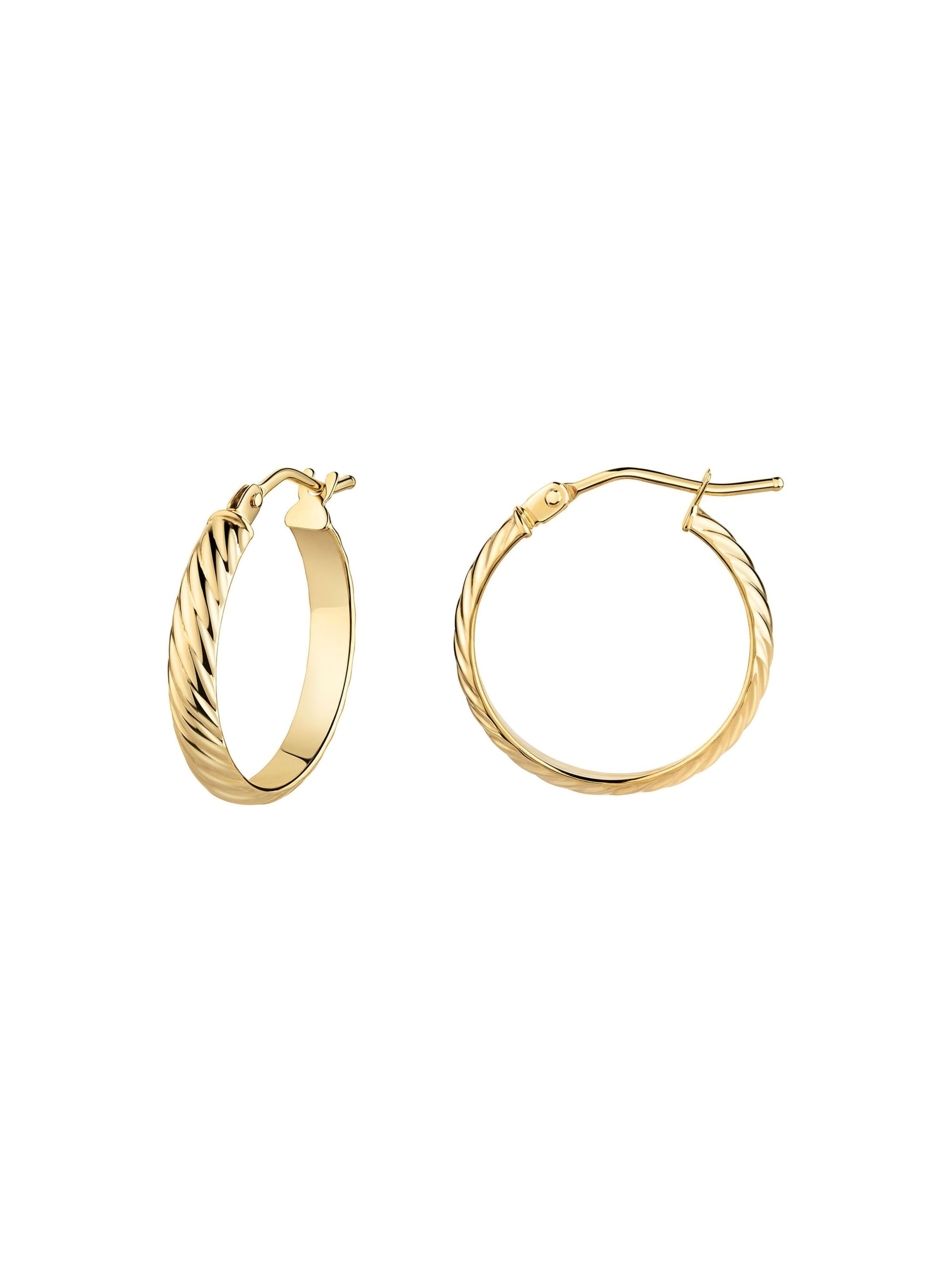 Fascination by Ellen K. Earrings in Gold: front