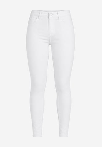 Elara - Skinny Calças de ganga em branco: frente