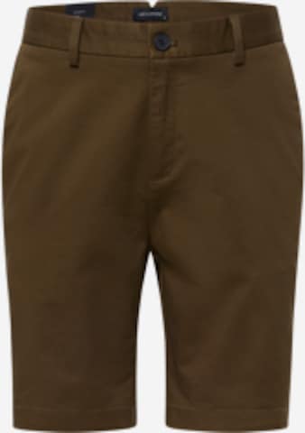 Clean Cut Copenhagen Regular Chino Pants in Green: front