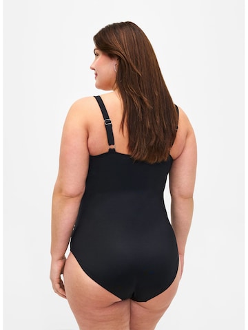 Costum de baie întreg 'Senya' de la Swim by Zizzi pe negru