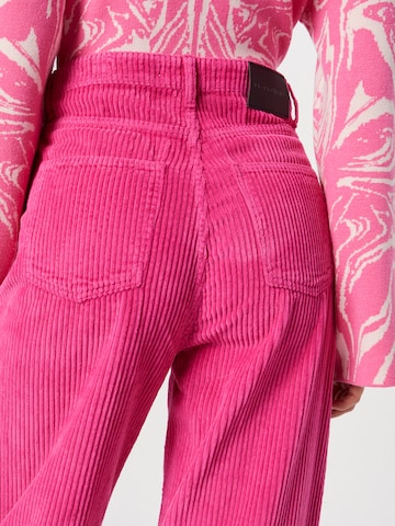 co'couture - Pierna ancha Pantalón 'Vika' en rosa