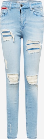11 Degrees Jeans in Blauw: voorkant