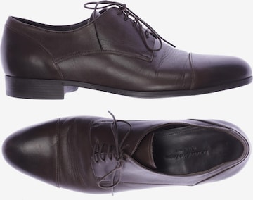 Ermenegildo Zegna Halbschuh 41 in Braun: predná strana