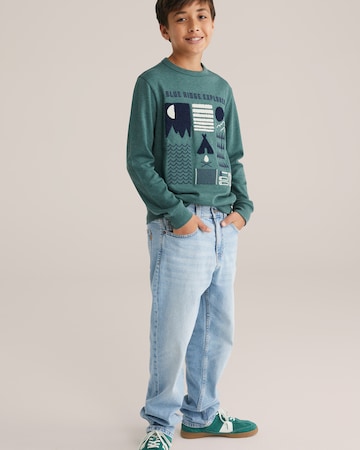 T-Shirt WE Fashion en vert