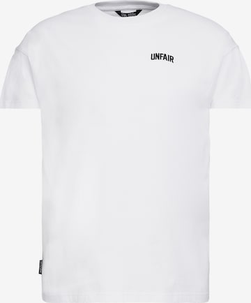 Unfair Athletics Shirt in Wit: voorkant