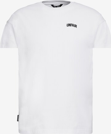 T-Shirt Unfair Athletics en blanc : devant