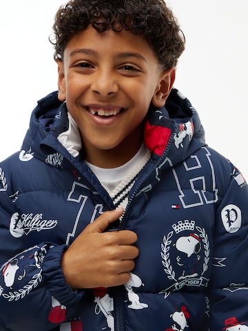 TOMMY HILFIGER Winter jacket 'PEANUTS' in Blue