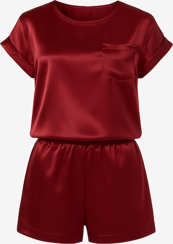 C&City Short Pajama Set in Red: front