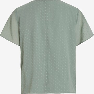 VILA - Blusa 'Dobby' em verde