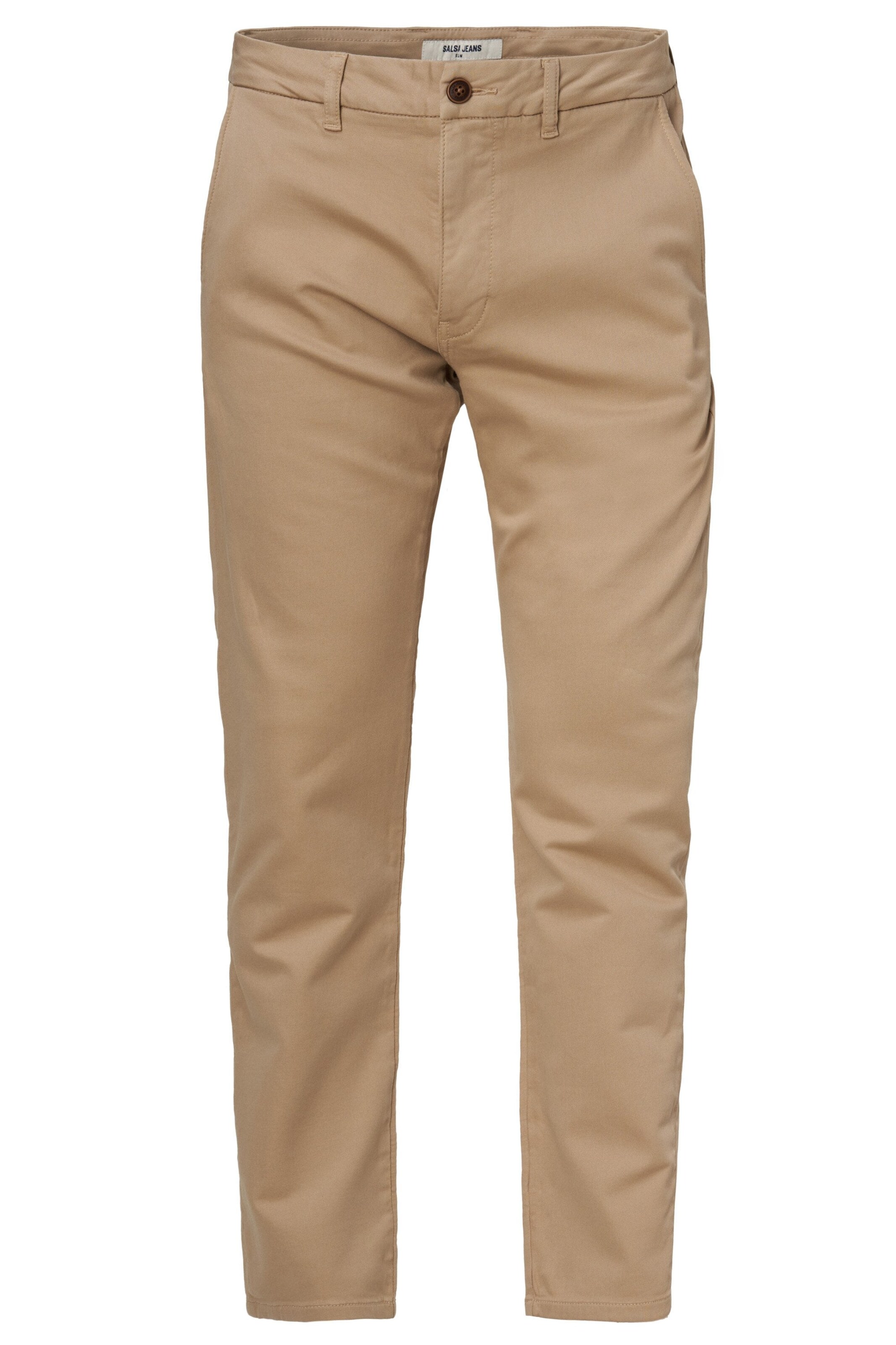 Salsa Jeans Slimfit Chino in Beige: voorkant