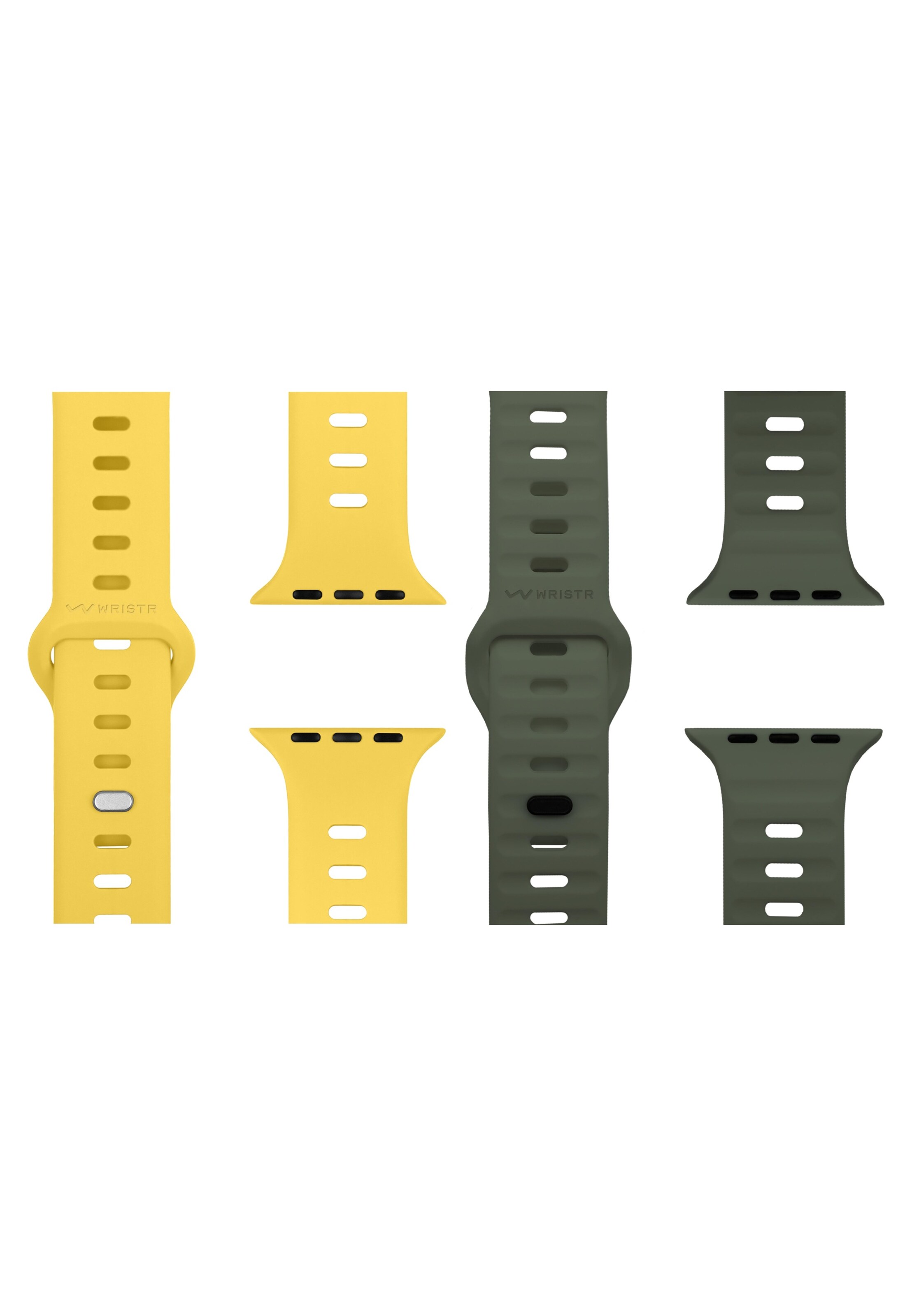 WRISTR Smartwatch-Armband 'Nova-Motus-Solo' in One Size in gelb / grün, Produktansicht