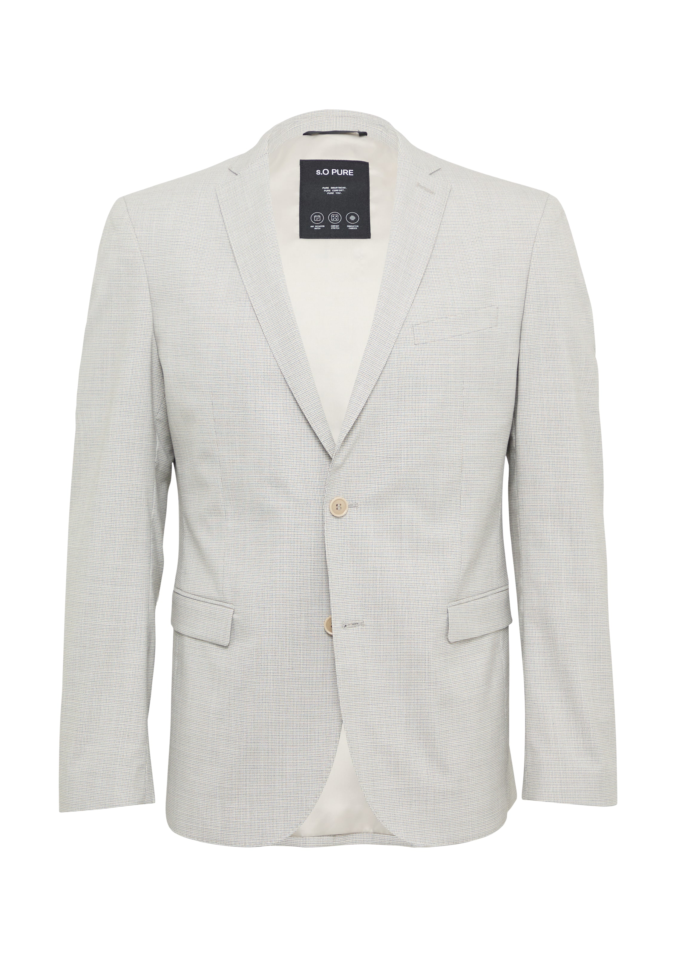 s.Oliver BLACK LABEL Veste de costume en opal / gris / gris clair, Vue avec produit