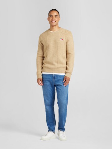 Pull-over Tommy Jeans en beige