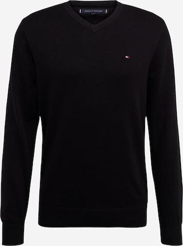 Pull-over TOMMY HILFIGER en noir : devant