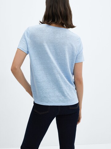 MANGO T-shirt 'LINITO' i blå