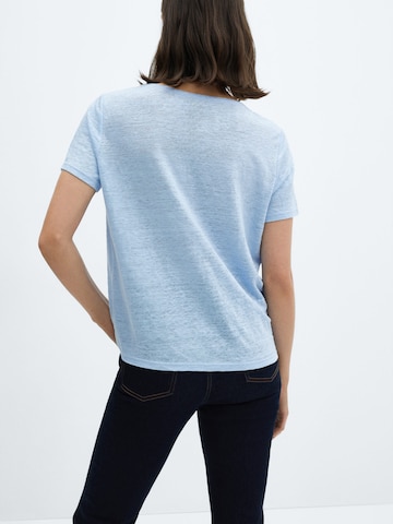 MANGO Shirt 'LINITO' in Blauw