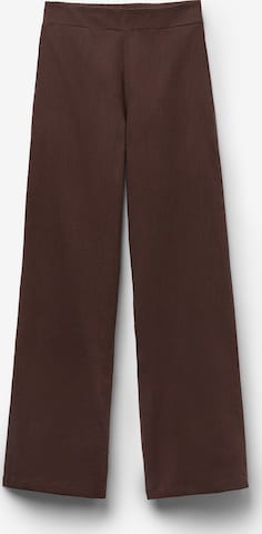 Tezenis Wide leg Pants in Brown: front