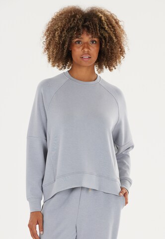 Athlecia Athletic Sweatshirt 'Jacey' in Blue: front