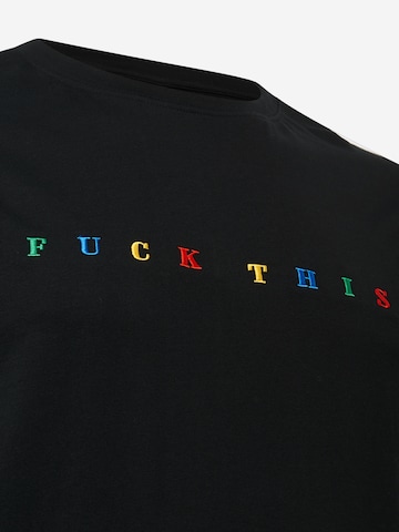 Mister Tee Shirt 'Fuck This' in Black