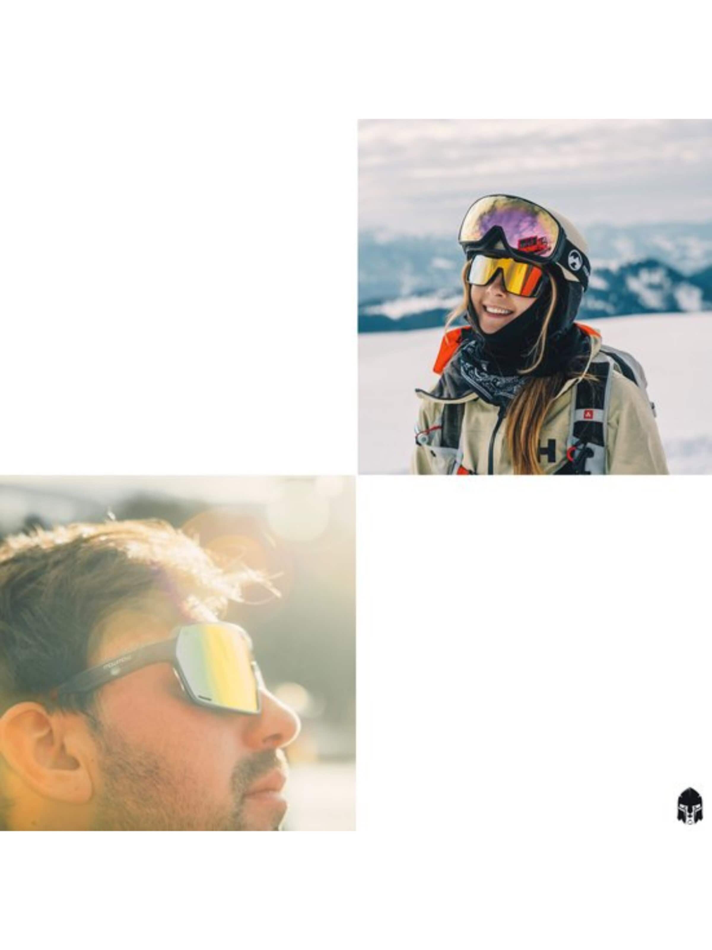 Occhiali da sole sportivi 'MowMow Titan Sunglasses - Sports Glasses - Cycling Glasses - Men - Women' di Mowmow in blu
