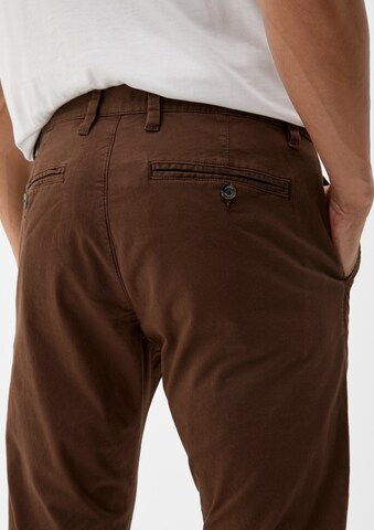 s.Oliver Slimfit Chino in Bruin