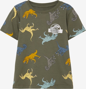NAME IT Shirt 'JURASSIC' in Green: front