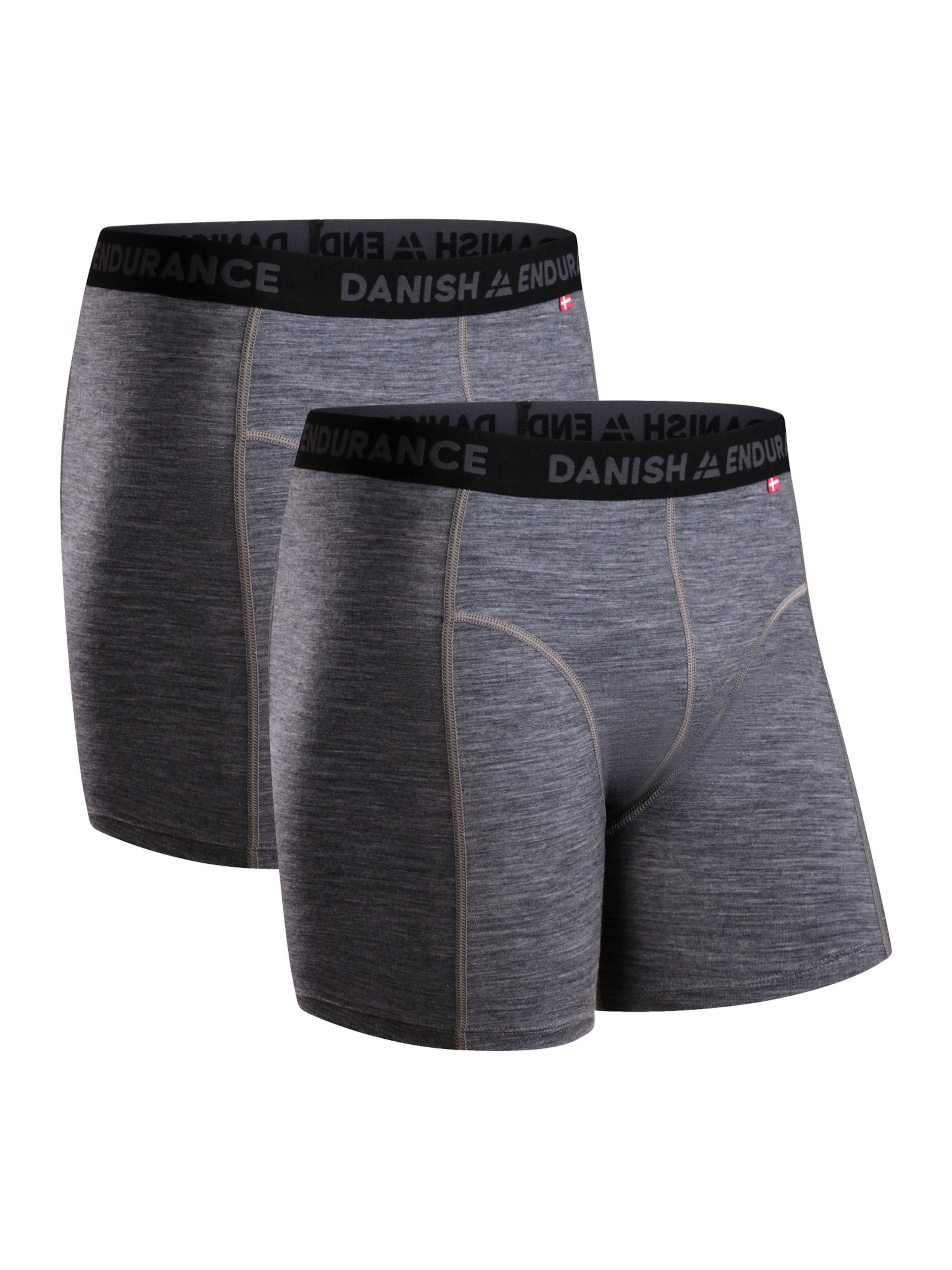 Boxers DANISH ENDURANCE en gris : devant