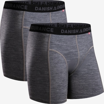Boxers DANISH ENDURANCE en gris : devant