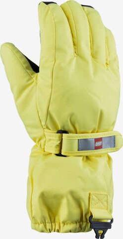 LEGO® kidswear Gloves 'Azun 705' in Yellow: front