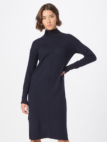 s.Oliver Knitted dress in Blue: front