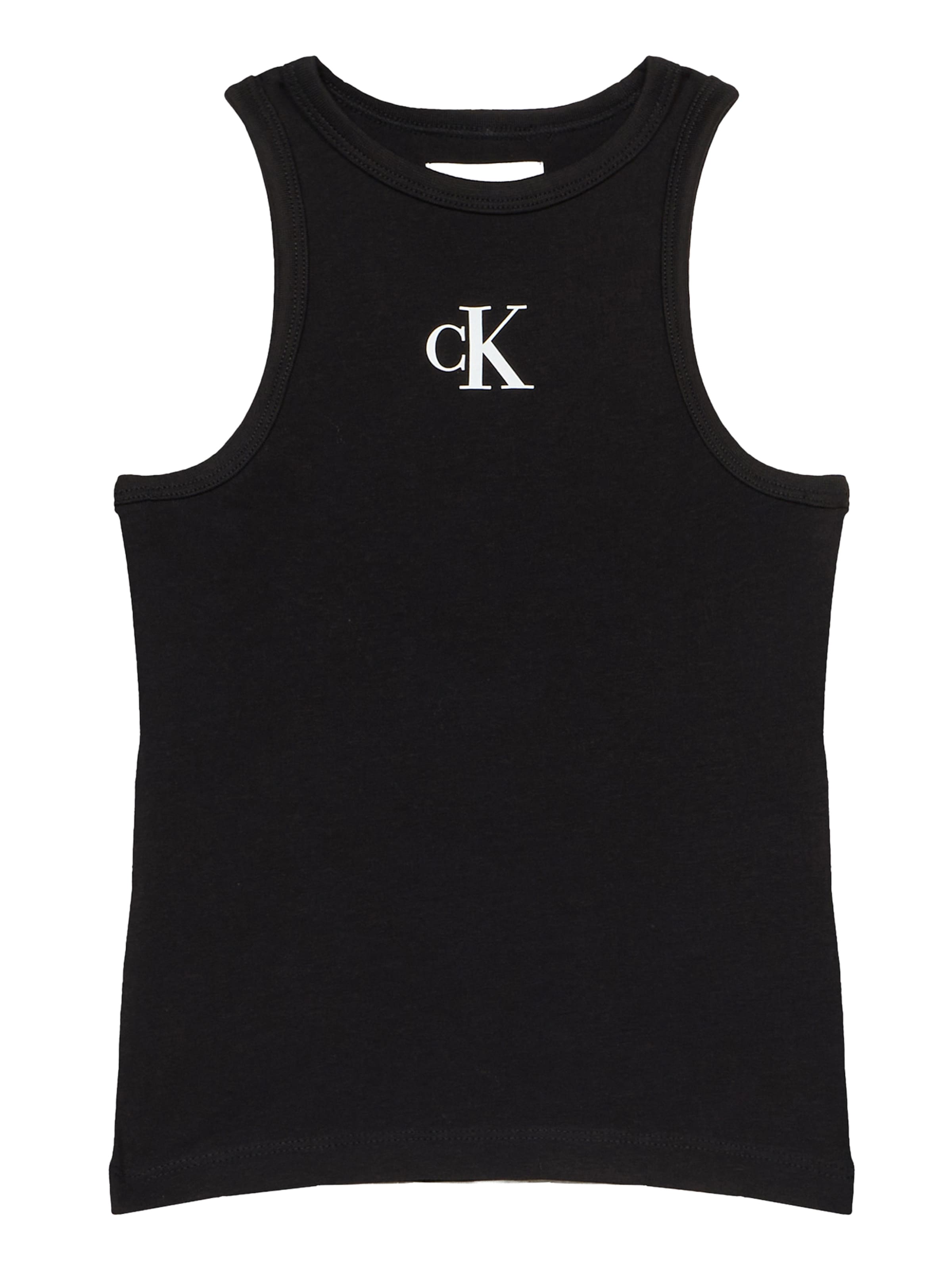 Calvin Klein Jeans Top in Black: front