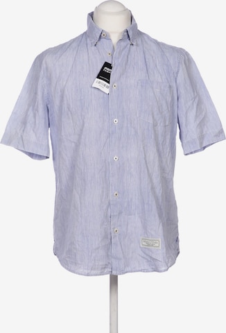 Marc O'Polo Button Up Shirt in XL in Blue: front