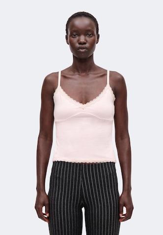HOLLISTER - Top en rosa: frente