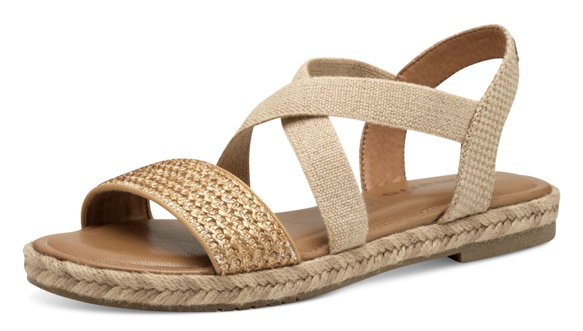 Tamaris Strap sandal in Bronze: front