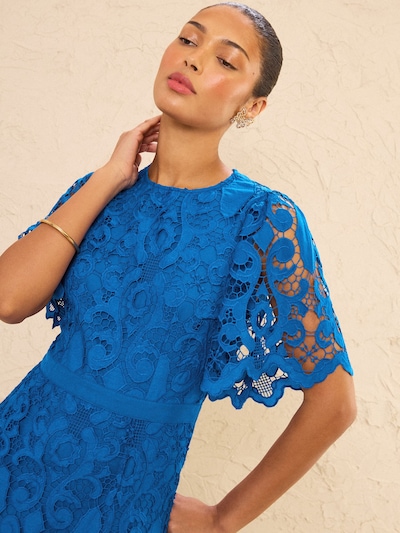 love & roses Kjole i royalblå, Produktvisning