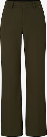 BOGNER Flared Pleated Pants 'Joy' in Green: front