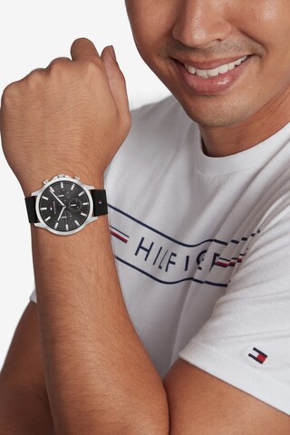 TOMMY HILFIGER - Reloj analógico en plata: frente