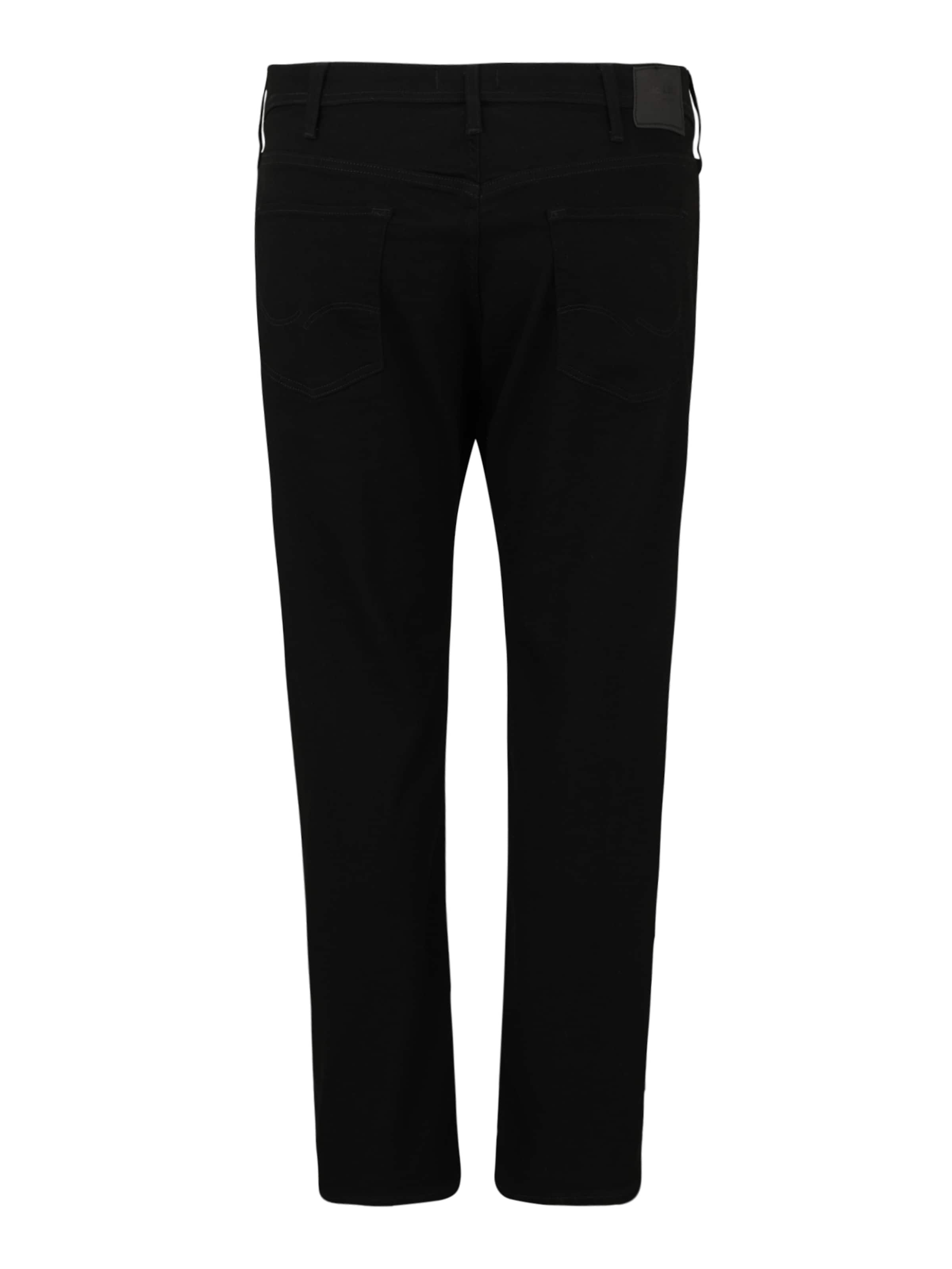 Jack & Jones Plus Слим Джинсы 'JJIGlenn JJOriginal' в Черный