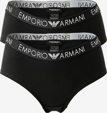 Emporio Armani Boyshorts in Black: front