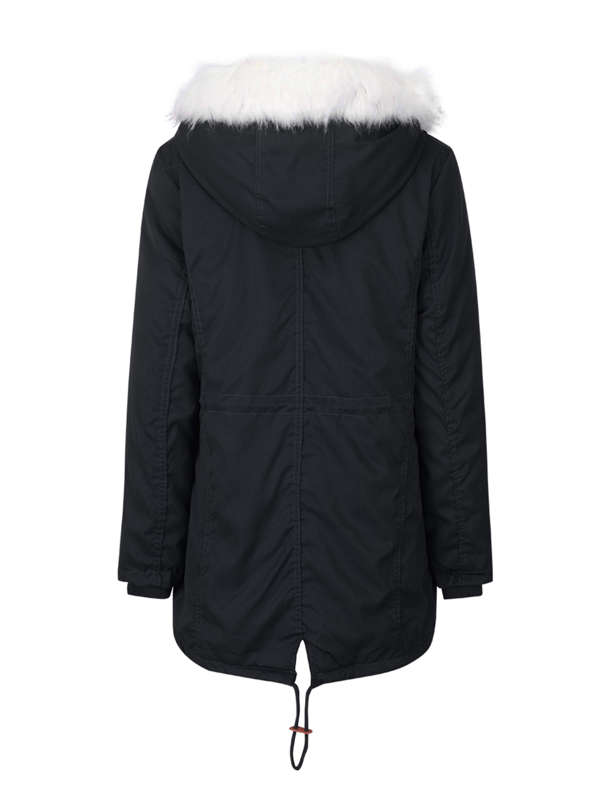 YOUTHUP Winter Jacket in Black