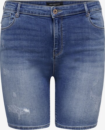 ONLY Carmakoma Slimfit Jeans 'Laola' in Blauw: voorkant