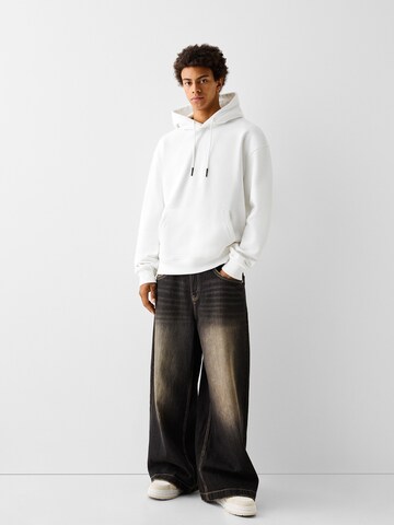 Bershka Sweatshirt i vit