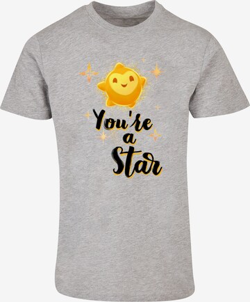 T-Shirt 'Wish - You Are A Star' ABSOLUTE CULT en gris : devant